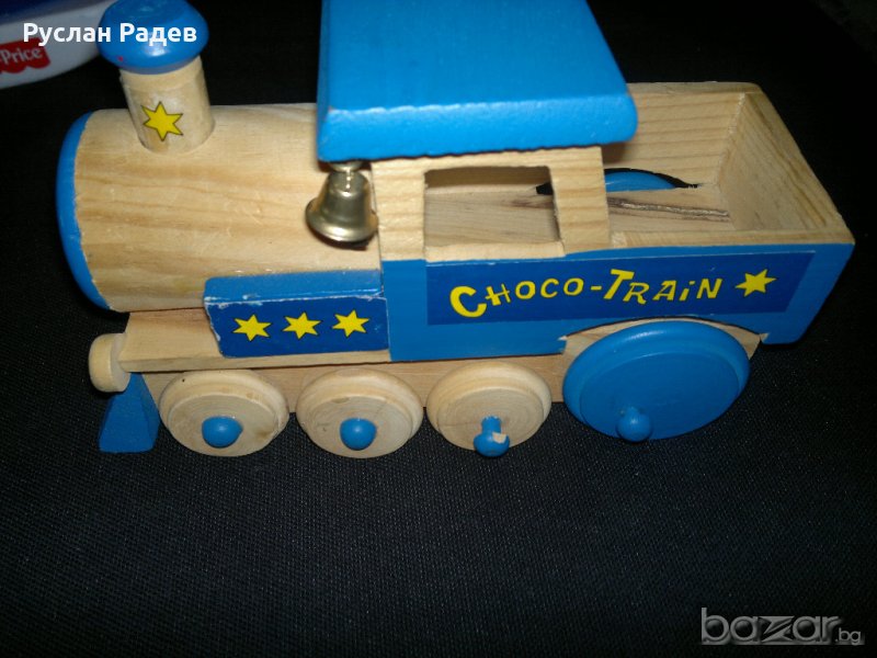 Дървен локомотив , снимка 1