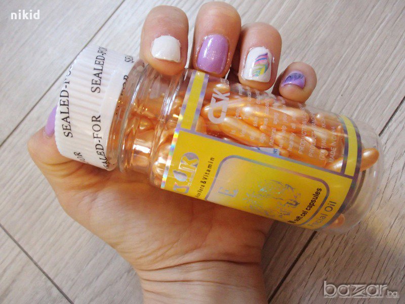 90 бр. капсули с колаген против стареене и бръчки с Алое Вера и витамини за нанасяне върху лице , снимка 1