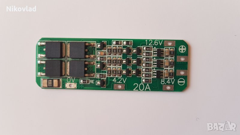 20A Li-ion Lithium Battery Charger PCB BMS Protection Board, снимка 1