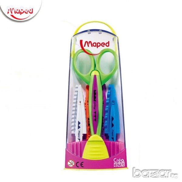 Ножица Maped Creativе / комплект 5 броя остриета, снимка 1
