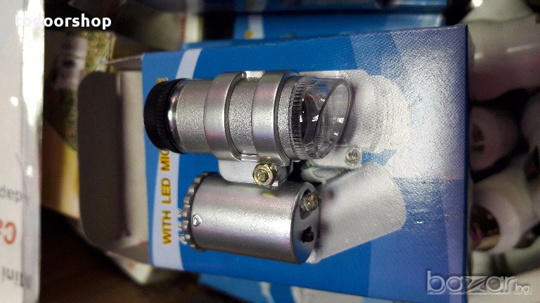 Джобен мини микроскоп с подсветка , снимка 1