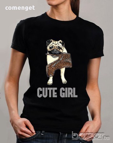 Ново! Страхотна дамска тениска Cute Dog! Поръчай тениска С Твоя Снимка!, снимка 1