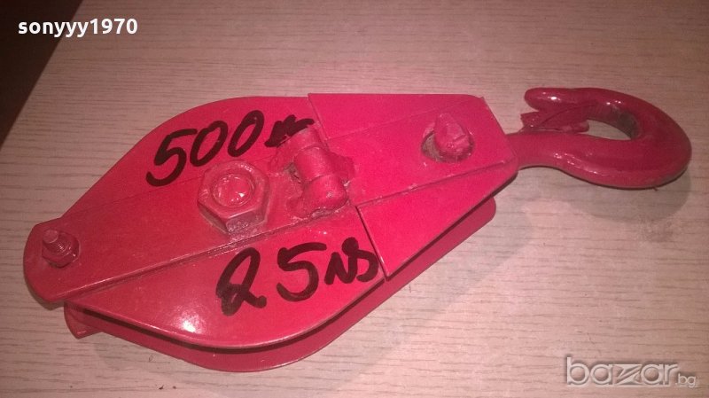 макара нова 500кг-метална 26х11х6см, снимка 1