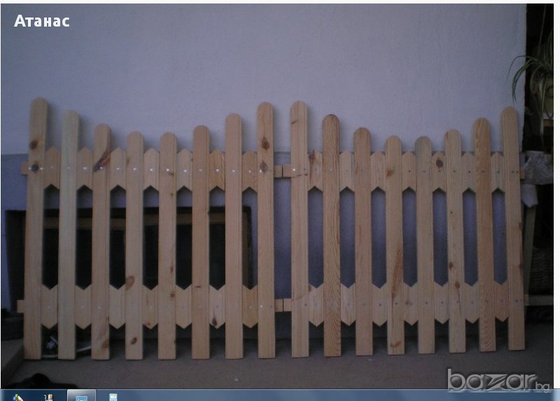 Дървени оградки, снимка 1