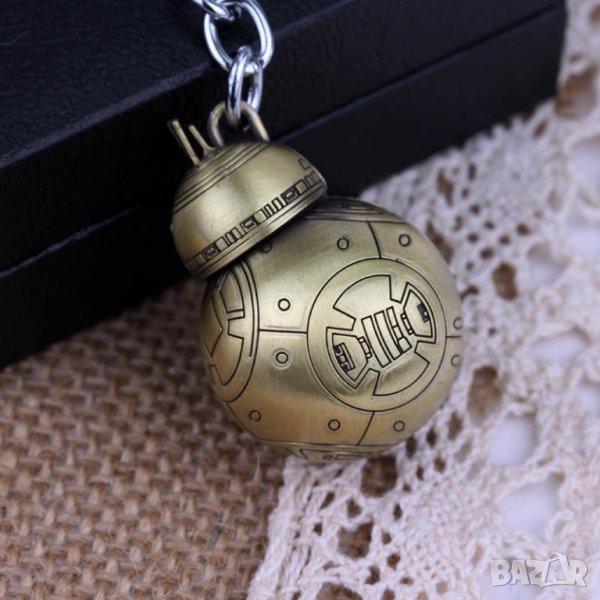 ✨ 🚀 BB8 Star Wars Ключодържател!(Златист), снимка 1