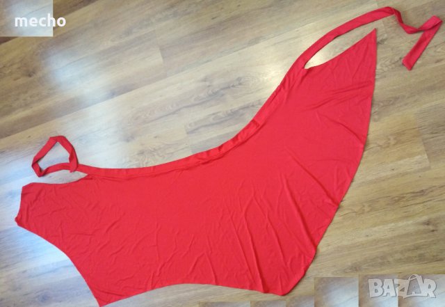 Асиметрична пола за таниц тип прегърни ме червена