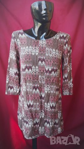 Туника с 3/4 ръкав и интересен гръб М, снимка 1