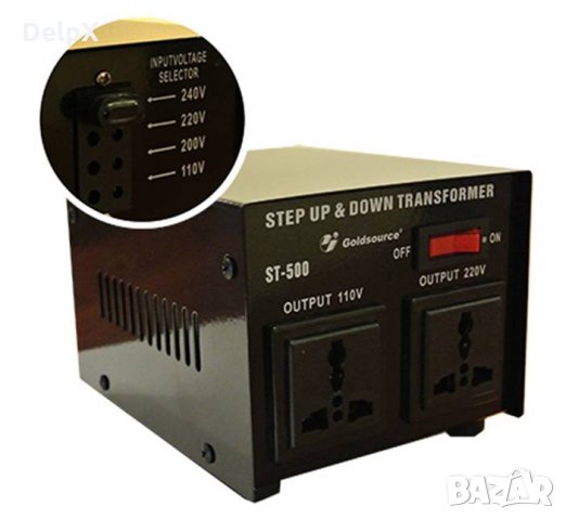 Конвертор ST-500 (преобразувател) 220VAC/110VAC 500W, снимка 1 - Други инструменти - 23169560