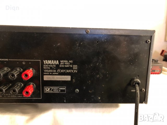 Yamaha ax-450, снимка 10 - Ресийвъри, усилватели, смесителни пултове - 24809246