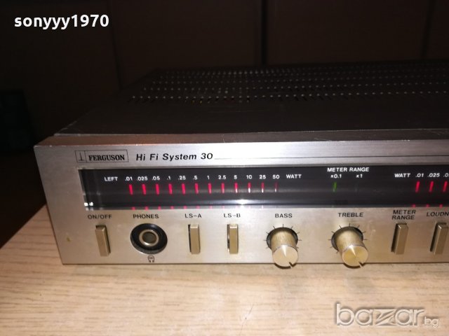 ferguson 3943 hifi system 30 amplifier-made in japan-внос англия, снимка 14 - Ресийвъри, усилватели, смесителни пултове - 20635725