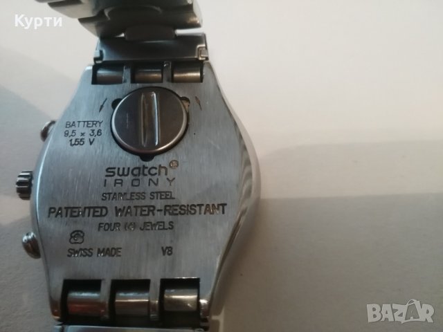 Ръчен часовник Swatch Irony Stainless Steel, снимка 4 - Мъжки - 24657157