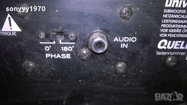 universum dvd-dr3037 active powered subwoofer-внос швеицария, снимка 12 - Тонколони - 23436236