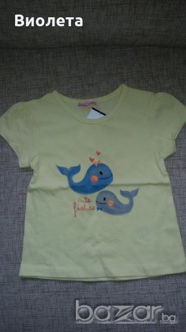 Тениски за малки госпожици НОВИ, снимка 2 - Бебешки блузки - 20533390