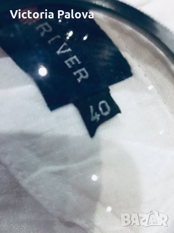 Лен 100%.красива риза(блуза), снимка 8 - Ризи - 24170995