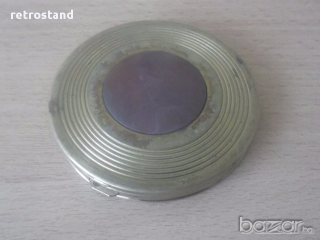 № 2283  стара метална пудриера, снимка 4 - Други ценни предмети - 12983675