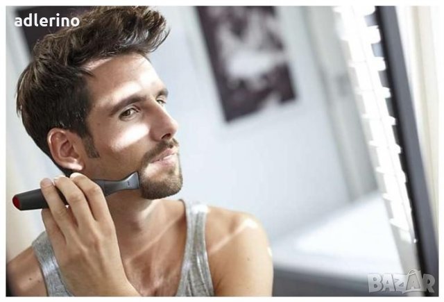  Philips MG1100 мултитример, тример за брада, бакендбарди, мустак, снимка 11 - Мъжка козметика - 25046289