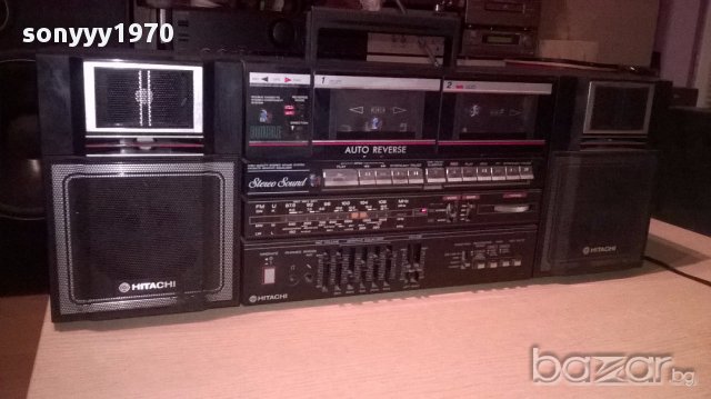 Hitachi trk-w550e made in sinapore-внос швеицария, снимка 4 - Ресийвъри, усилватели, смесителни пултове - 17077664