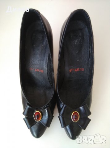 Дамски обувки от естествена кожа, номер 37 в перфектно състояние, снимка 4 - Дамски обувки на ток - 25478017