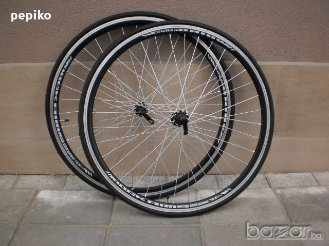 Продавам колела внос от Германия комплект шосейни капли 28 цола Assess , снимка 1 - Части за велосипеди - 10083386