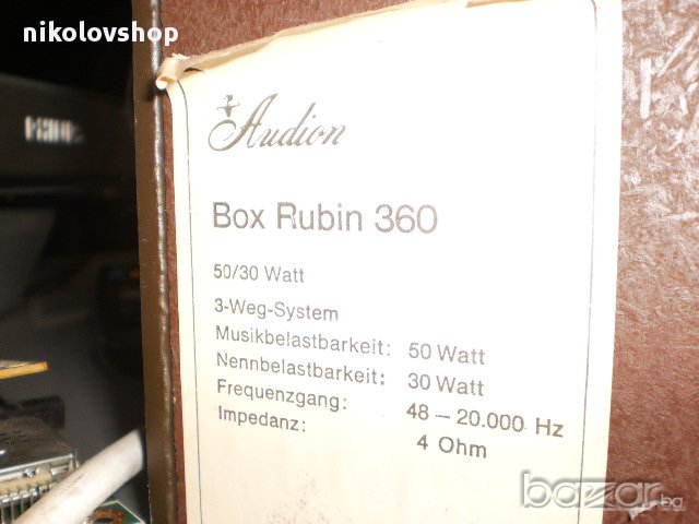 БУРГАС// AUDION BOX RUBIN  360, снимка 4 - Тонколони - 16159495