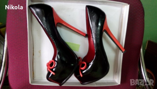 Обувки Stella Marco на висок ток 10см, снимка 11 - Дамски обувки на ток - 23761680