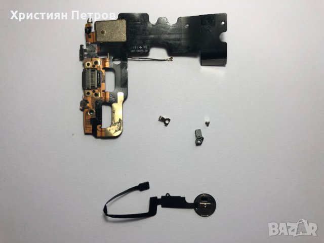 Универсален Home бутон, лентов кабел заедно с лентов кабел с букса зареждане за iPhone 7, снимка 2 - Резервни части за телефони - 25834020
