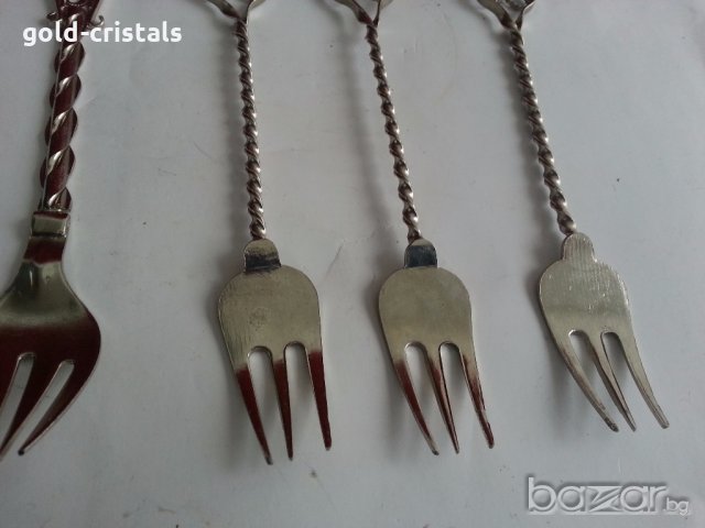 Вилици вилички  филигран, снимка 6 - Антикварни и старинни предмети - 20415663