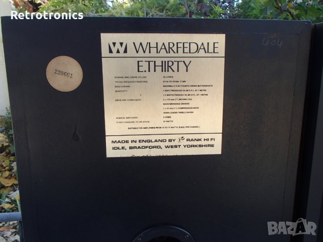 Wharfedale E 30, снимка 10 - Тонколони - 23054417