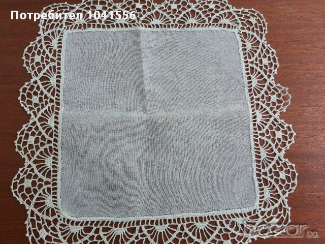 кърпички с дантела  плетени на една кука 