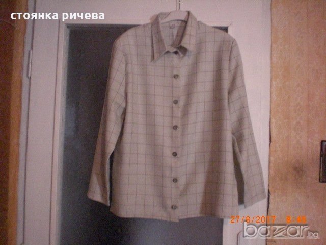 продавам дамска блуза-риза с дълъг ръкав-нова.внос от Германия, снимка 1 - Блузи с дълъг ръкав и пуловери - 19125672