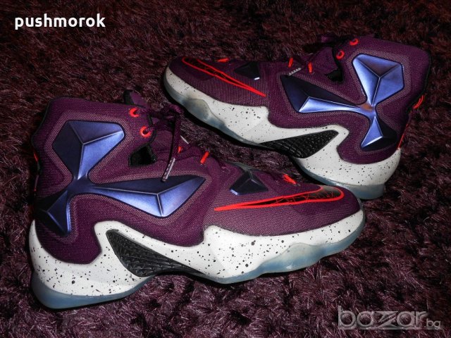Nike LEBRON 13 "Mulberry", снимка 4 - Маратонки - 20968596
