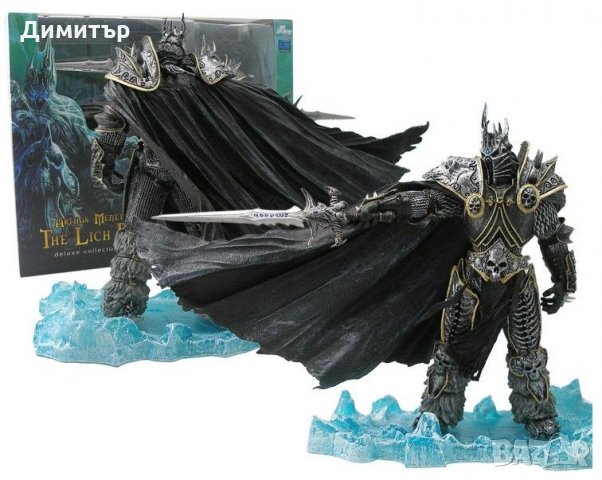 Статуетка World of Warcraft Lich King Arthas - Артас Уаркрафт фигура, снимка 1 - Колекции - 23471975