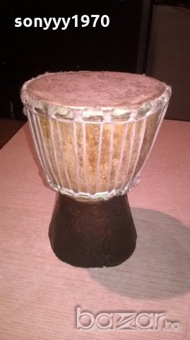 ретро тарамбука от естествени материали-20х14см-от франция, снимка 3 - Ударни инструменти - 20040961