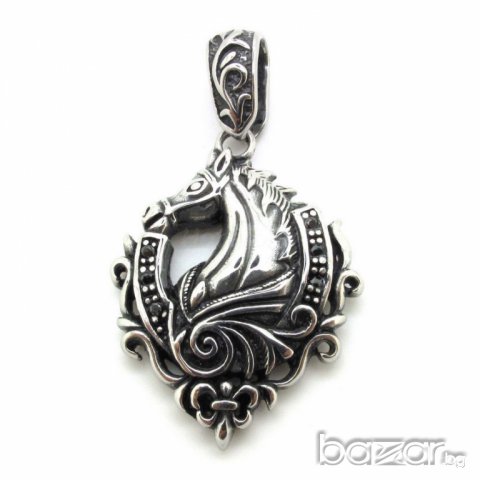  Висулка кон, снимка 5 - Колиета, медальони, синджири - 7299195