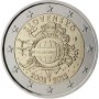 2 Евро монети (възпоменателни) емитирани 2012г(10-та годишнина от въвеждането на еврото), снимка 6