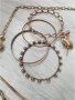 Златен блясък - гердан,пръстен,брошка,обеци и гривни - 13,00лв., снимка 2