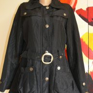 Черен дамски шлифер, снимка 1 - Палта, манта - 11337551
