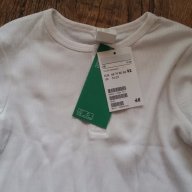 18-24м 92см Блузка с дълъг ръкав H&M  Материя - памук Цвят - бяло нова, с етикет, подходяща за подар, снимка 1 - Бебешки блузки - 16323674