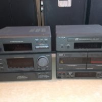 sony amplifier+cd+deck+tuner-made in japan-внос швеицария, снимка 1 - Ресийвъри, усилватели, смесителни пултове - 21240479