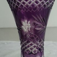 Кристална ваза цветен кристал, снимка 6 - Антикварни и старинни предмети - 23822279