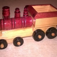 ретро локомотив-дървен-за колекция-14х6х6см, снимка 1 - Колекции - 22524978