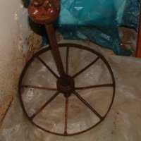 Продавам желязно колело с ос и главина от второто колело, снимка 4 - Градински инструменти - 25801038