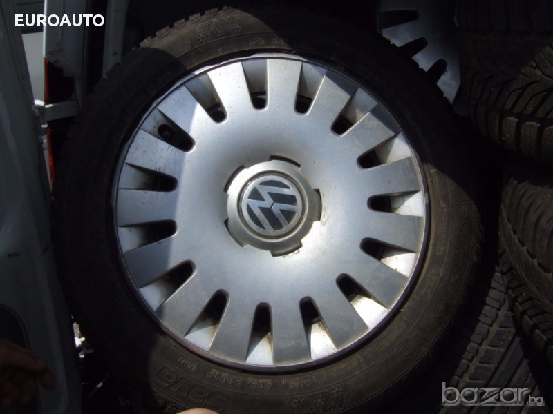 4бр зимни гуми с джанти и тасове VW SHARAN, снимка 1