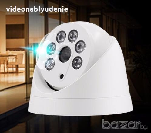 HD 720р 1Mpx 3.6mm 4mpx Обектив Onvif IrCut P2P 6 Array Охранителна Ip Ден/Нощ Камера, снимка 1