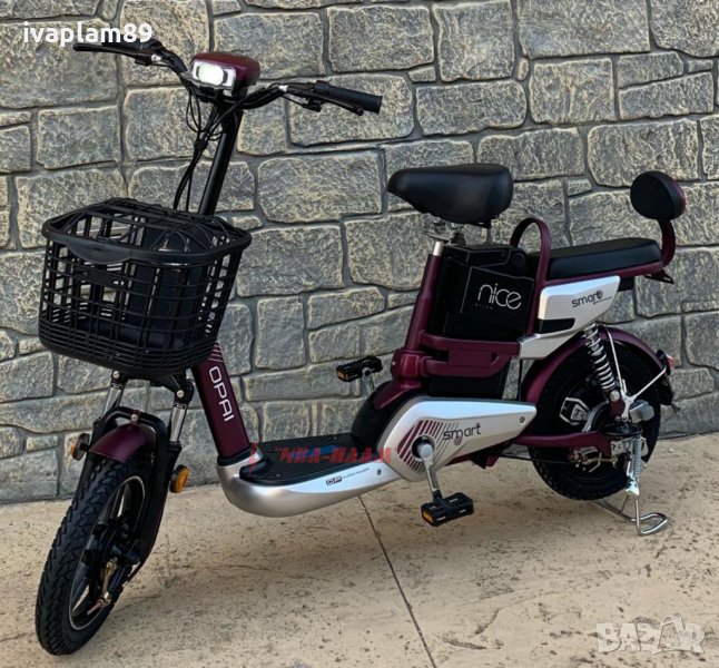 ЕЛЕКТРИЧЕСКИ Велосипед ( скутер) с две седалки - управлява се БЕЗ книжка и регистрация в КАТ, снимка 1
