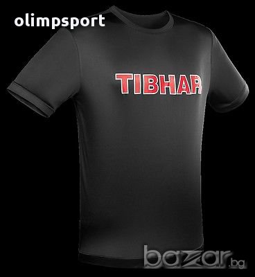 тениска Tibhar LOGO черна  XXL  нова, снимка 1