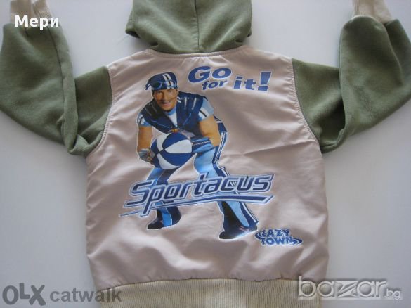 Горница със Спортакус от Лейзи таун + тениска Енгри бърдс, снимка 2 - Детски якета и елеци - 11681915