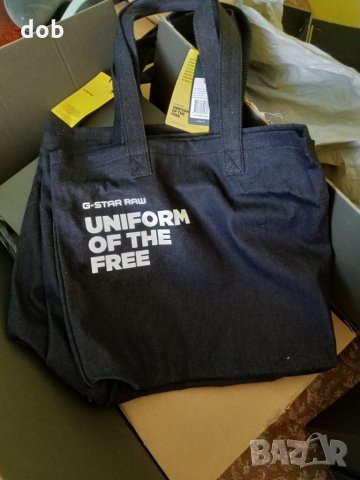 Нова чанта G-Star Denim Shopper, UNIFORM OF THE FREE оригинал, снимка 3 - Чанти - 26192517