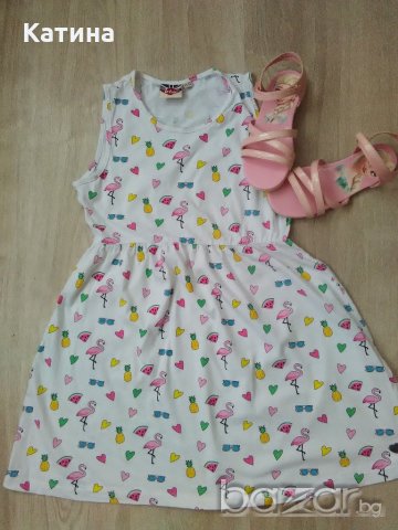 Lee Cooper пъстра рокличка, снимка 5 - Детски рокли и поли - 21075395