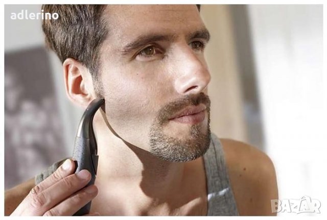  Philips MG1100 мултитример, тример за брада, бакендбарди, мустак, снимка 4 - Мъжка козметика - 25046289